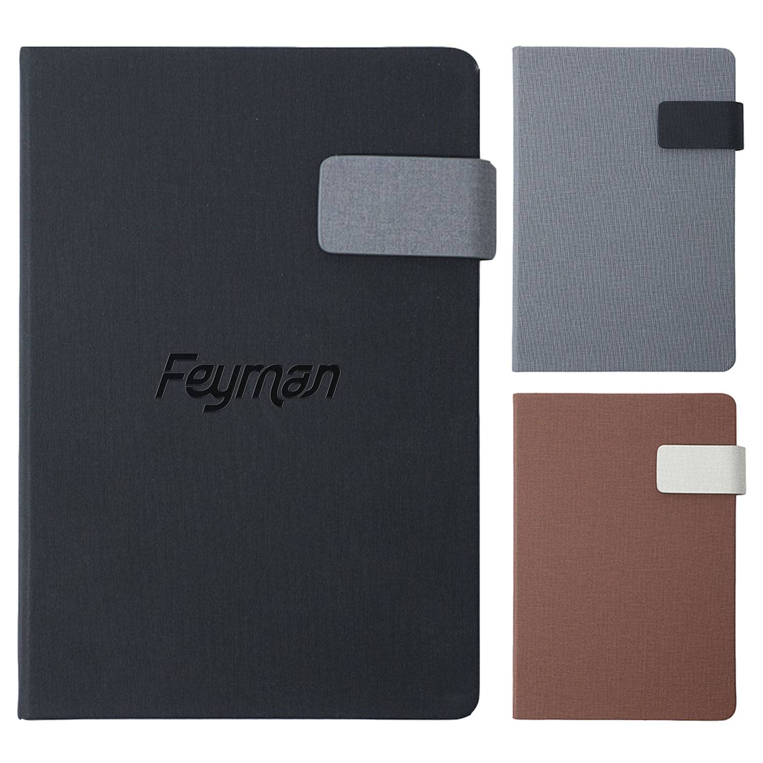 A5 PU Leather Cover Magnetic Buckle Notebook 3