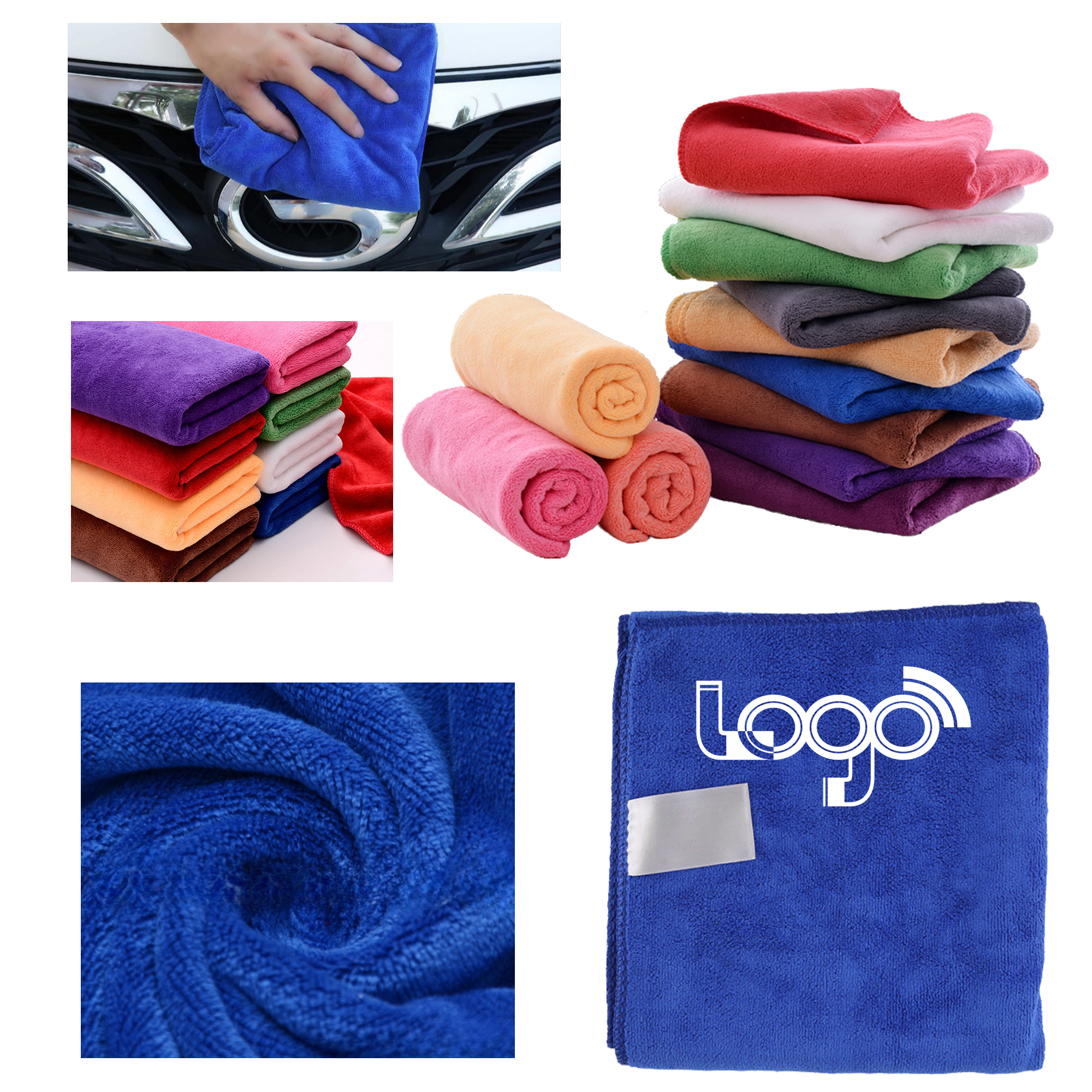 High-Quality Microfiber Car Towel 2