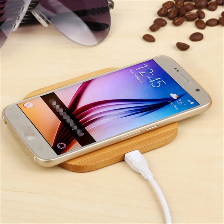 Bamboo Magnetic Wireless Charger 5