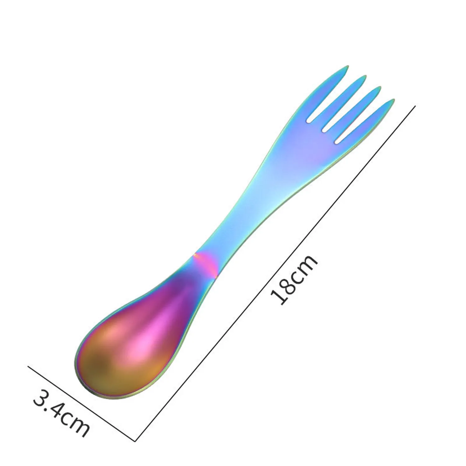 Spork 2" 1 Fork Spoon Combo 5