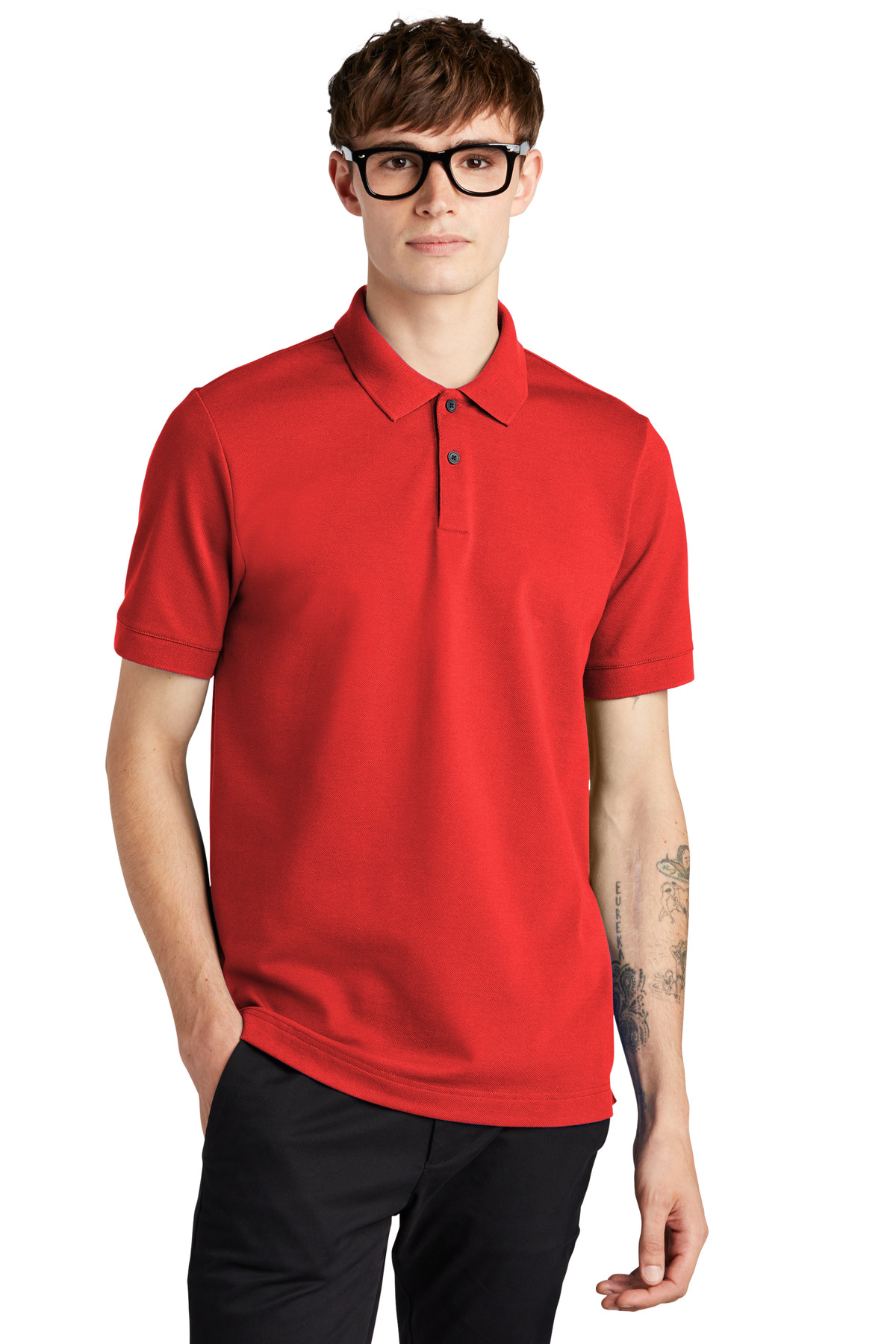 Mercer+Mettle Stretch Heavyweight Pique Polo MM1000 67