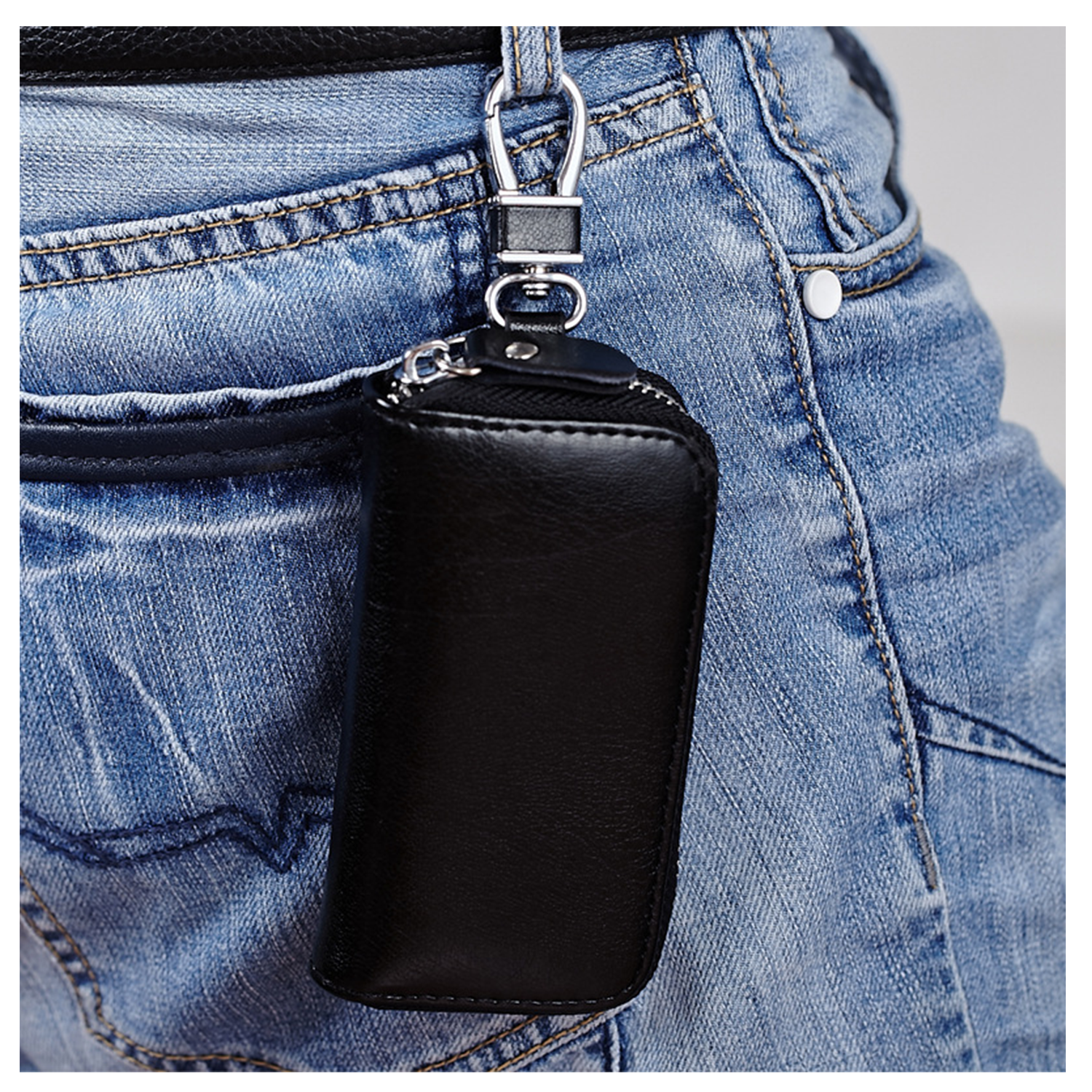 Leather Key Case Wallet 13