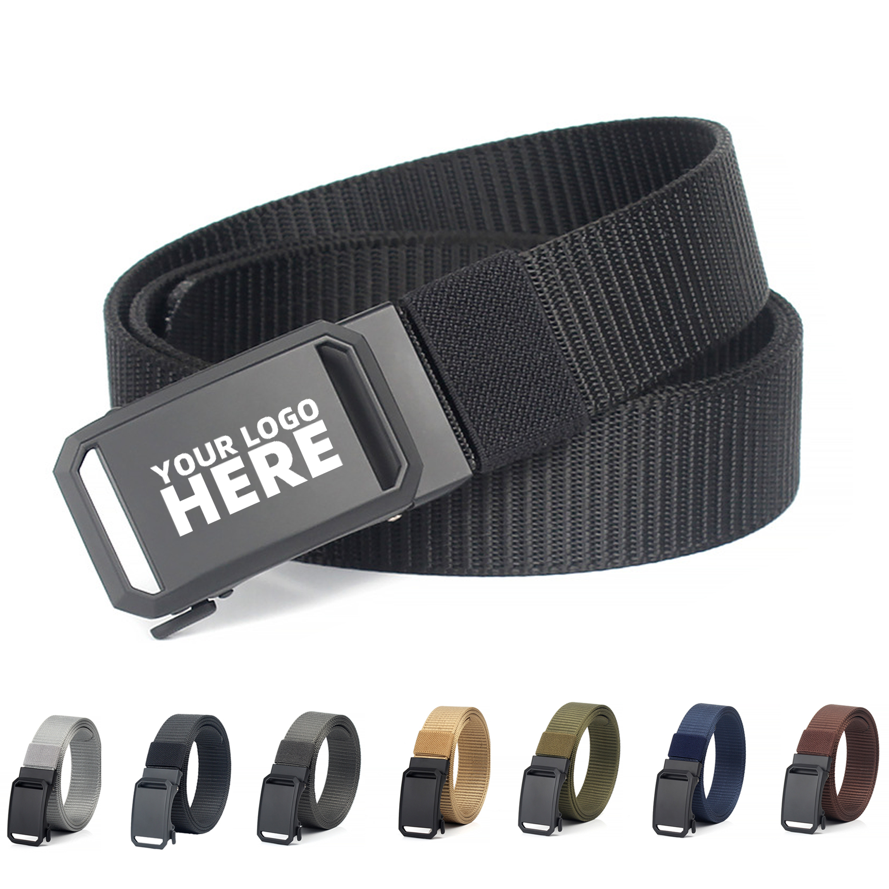 125 CM Men's Stretch Nylon Belt 1
