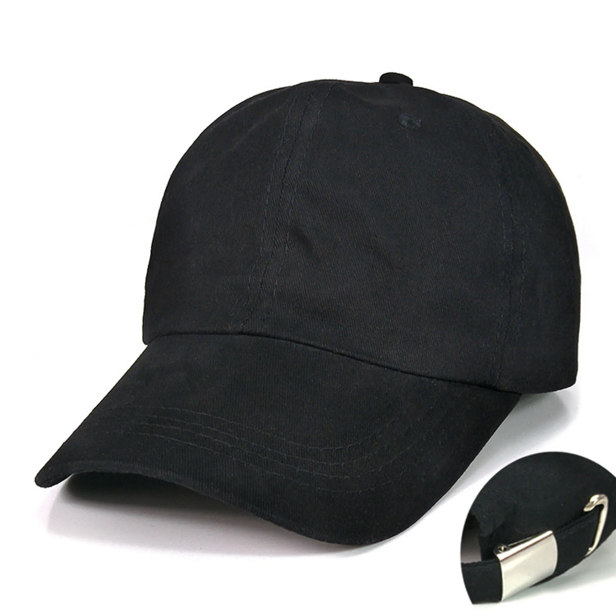 Cotton Baseball Cap with Adjustable Strap MOQ 100PCS 11