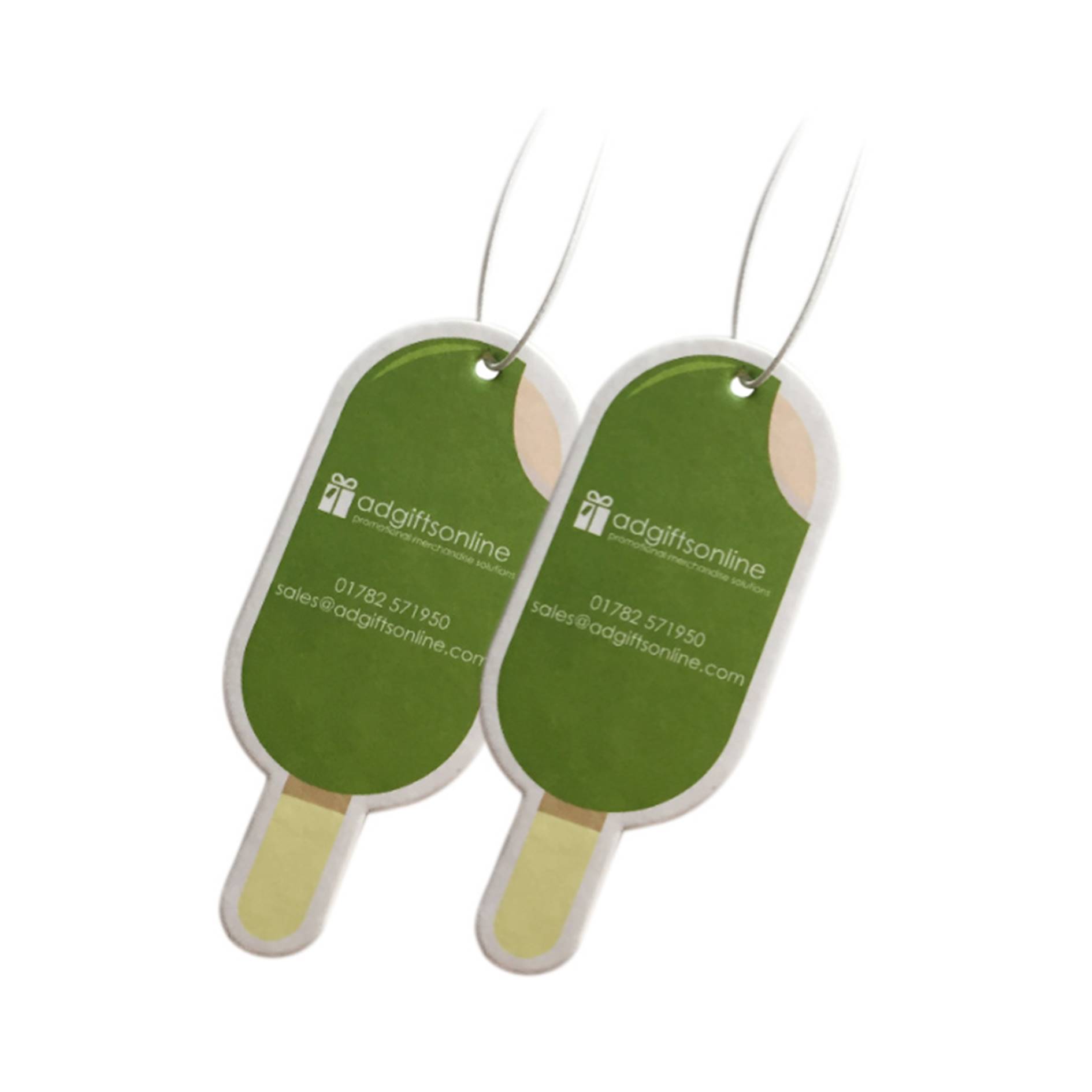 Ice Cream Shaped Paper Air Freshener Tag 3