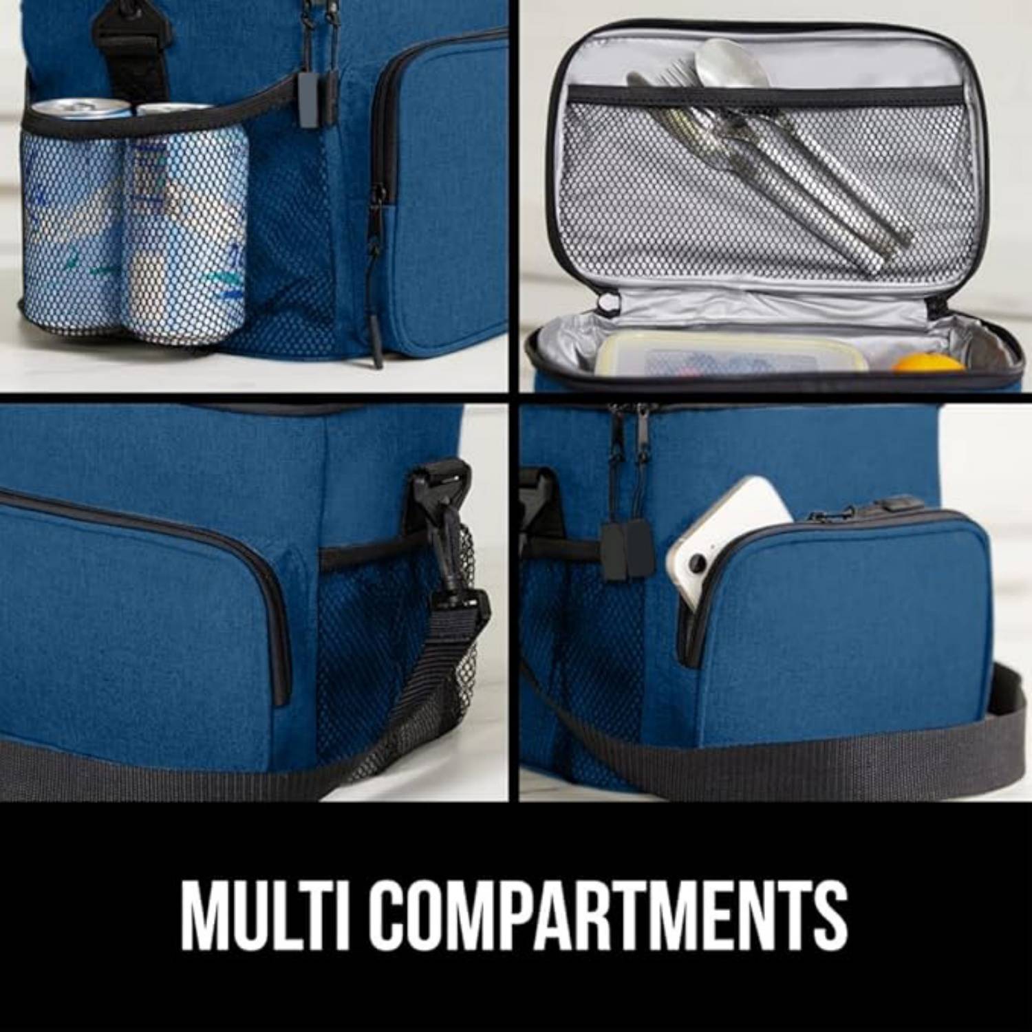 15L Oxford Insulated Cooler Bag w/ Handle for Outdoor Picnic 7