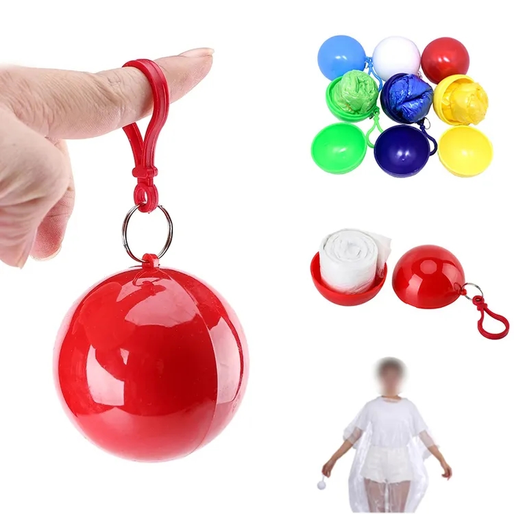 Portable Disposable Raincoat Ball 1