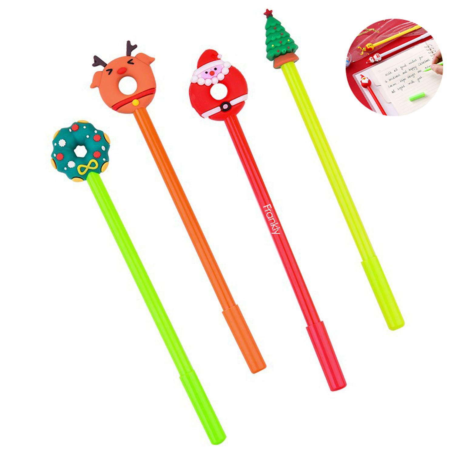 Plastic Christmas Ink Ballpoint Pen