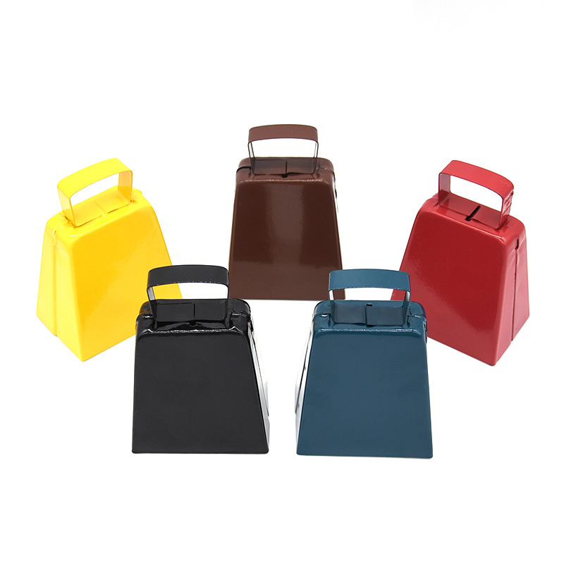 Metal Cowbell Noise Maker with Handle 6