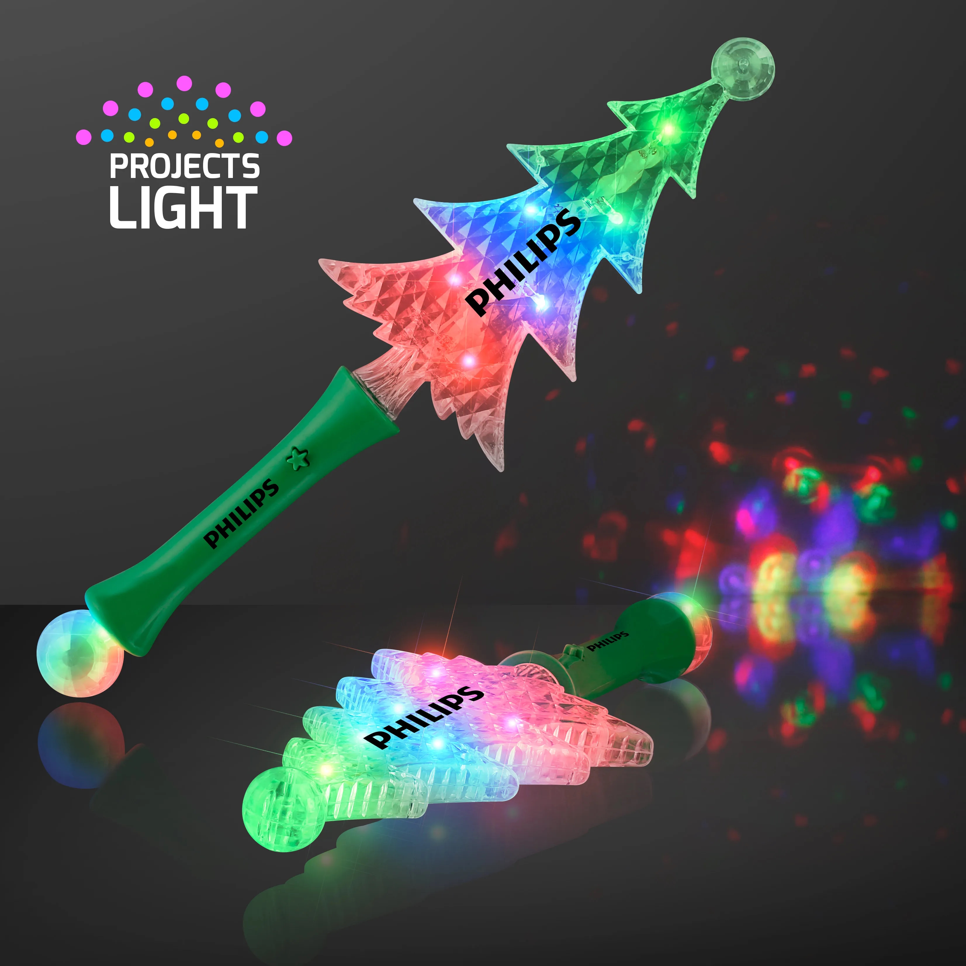 Light Up Christmas Tree Crystal Wand 2