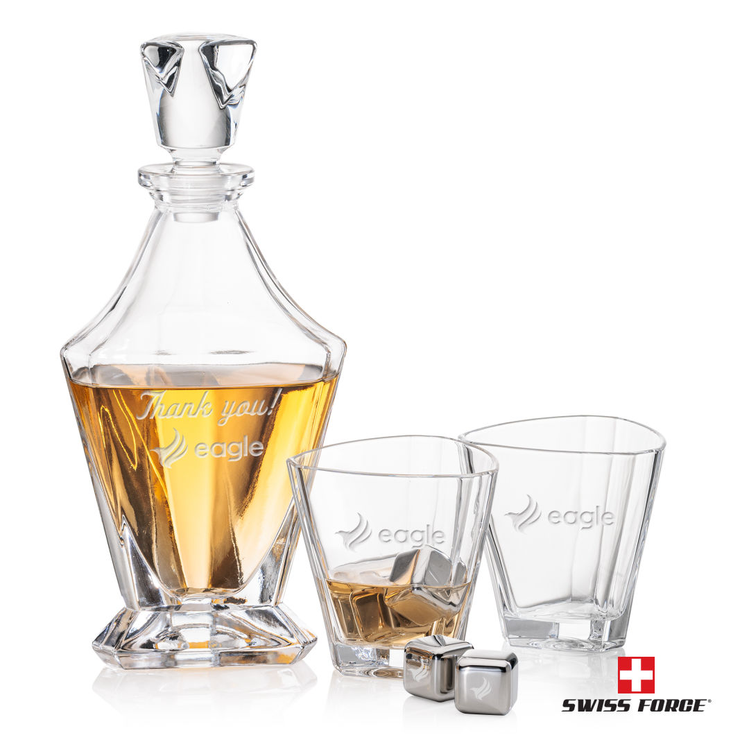 Arellano Decanter Set & Ice Cubes