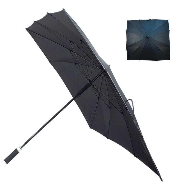 Extra Large Umbrellas - Black Square-Shaped 1