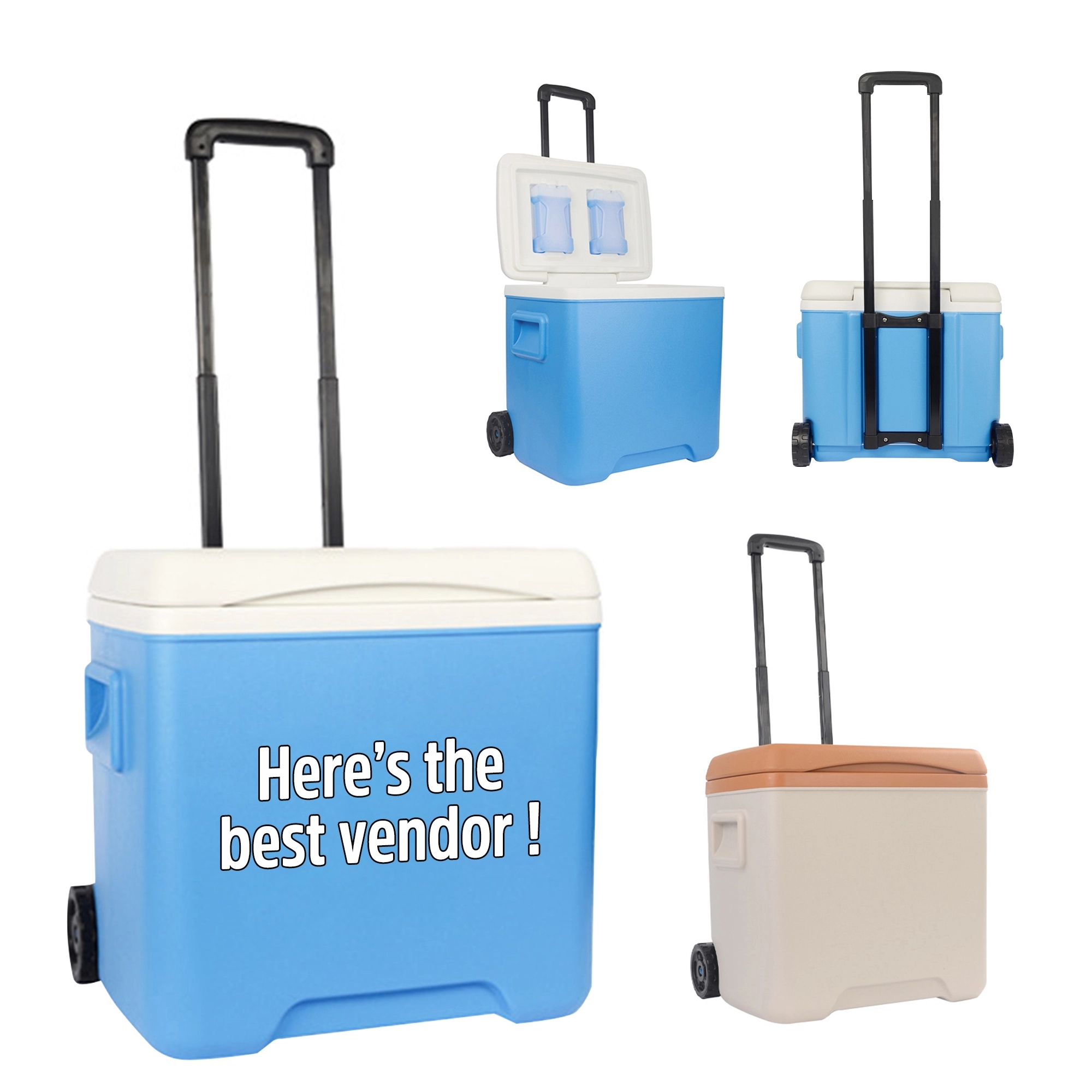 32-Quart Wheeled Hard Cooler 4