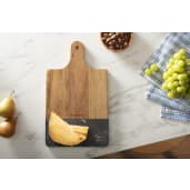 Black Marble and Wood Cutting Board 21