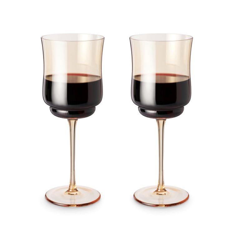 Twine Living® Tulip Stemmed Wine Glass, set of 2 2
