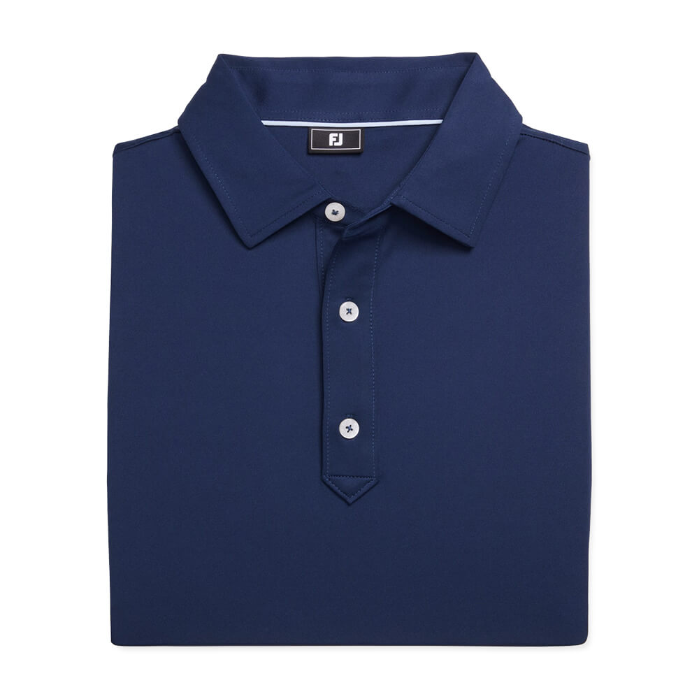 Footjoy Men Solid Lisle Set on Placket 7
