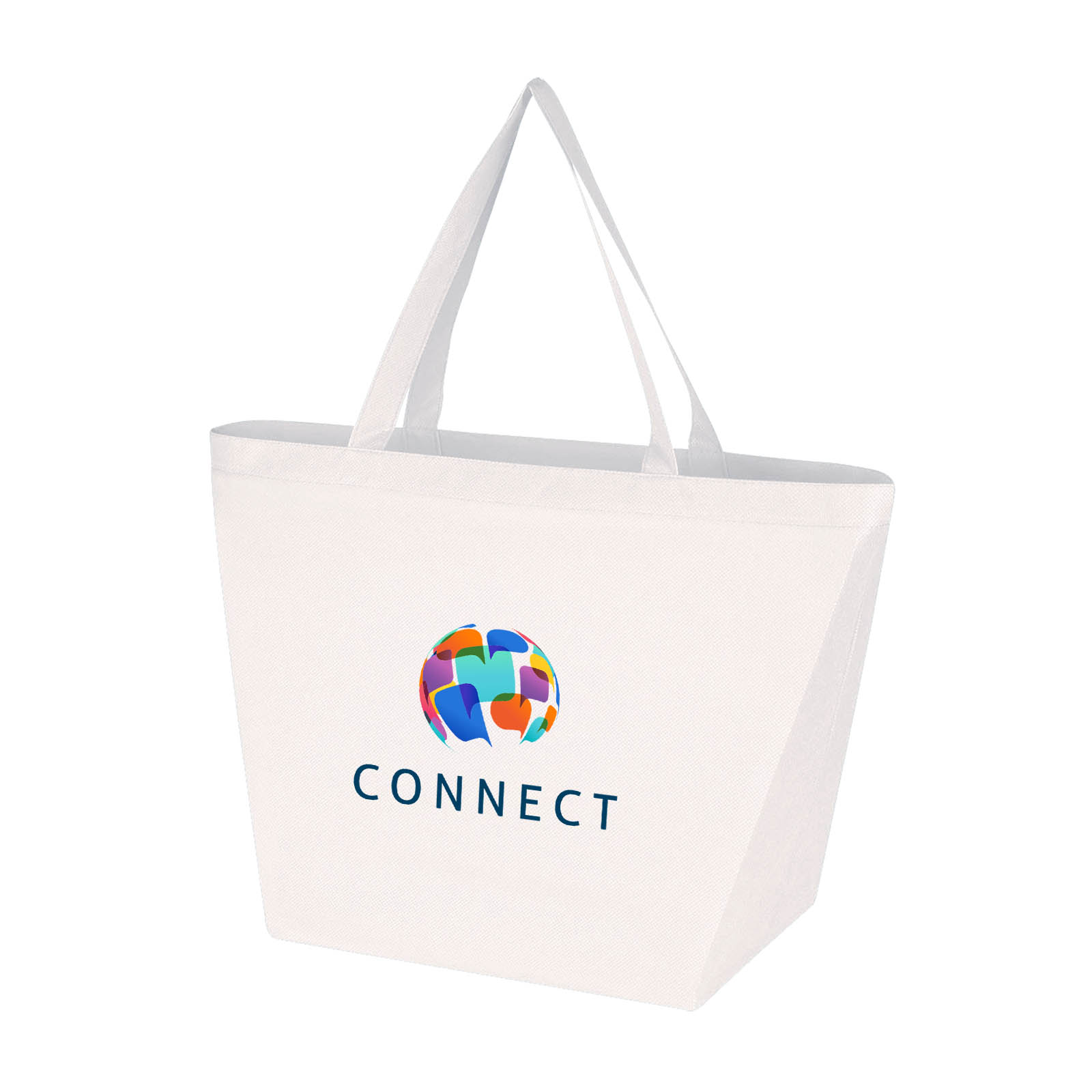 Full Color Non-woven Budget Shopper Tote 19