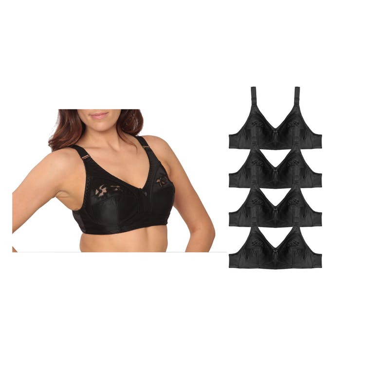 Women's Full Figure Bras - Assorted Color 36C-44D Wireless 2