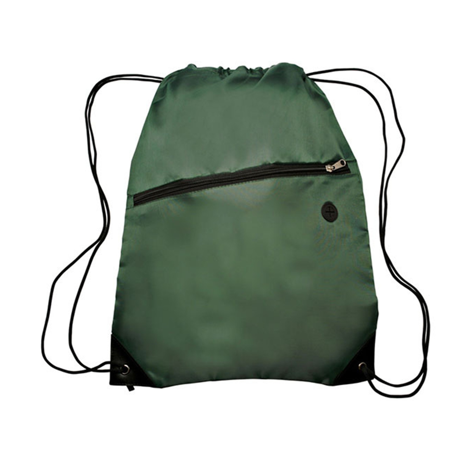 Drawstring Backpack With Zipper Pocket 3