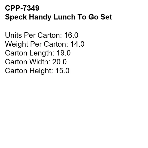 Speck Handy Lunch To Go Set 11
