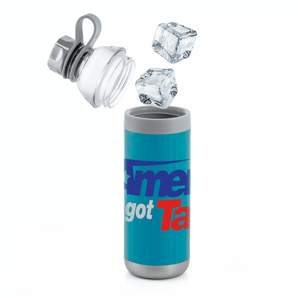 Dual Opening Stainless Steel Water Bottle - 20 Oz., custom water bottle with logo imprint 39