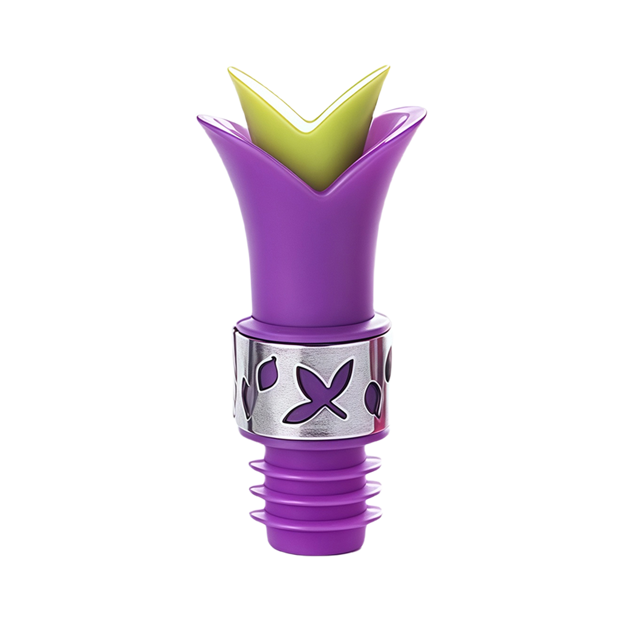 Silicone Wine Stoppers with Lily Design 2