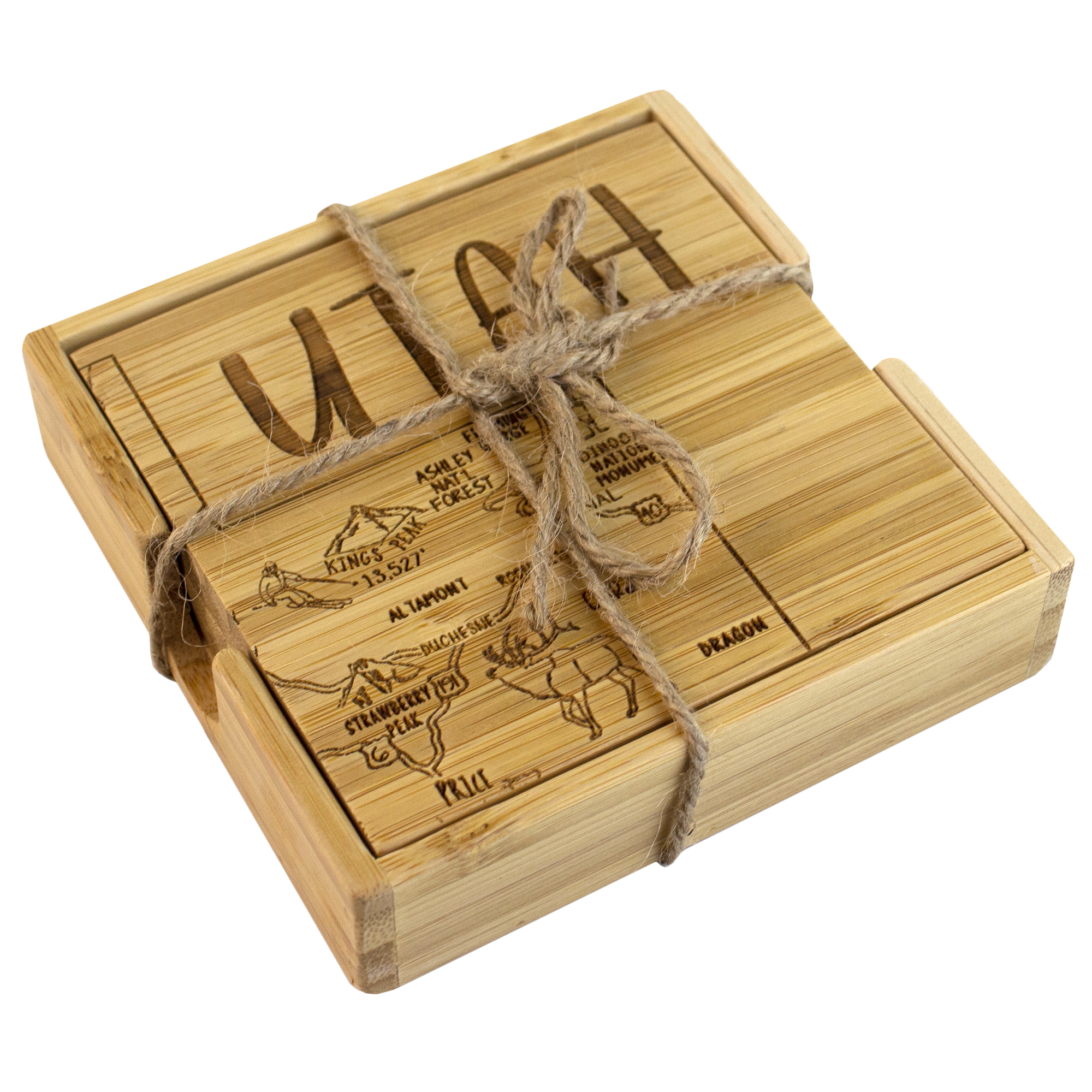 Utah Puzzle Coaster Set 7
