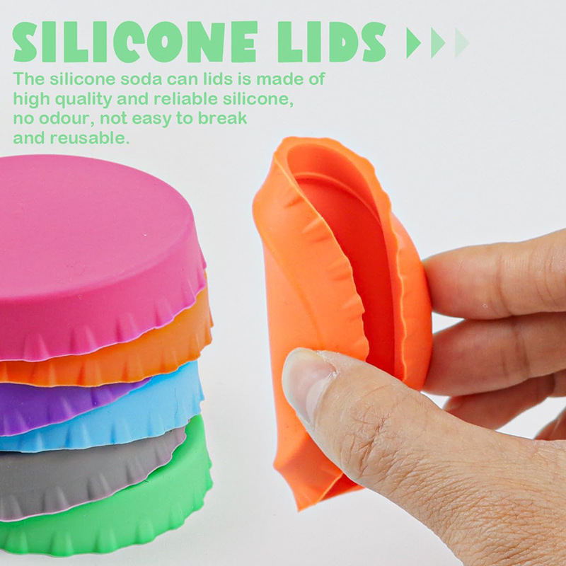 Resealable Silicone Soda Can Lid 3
