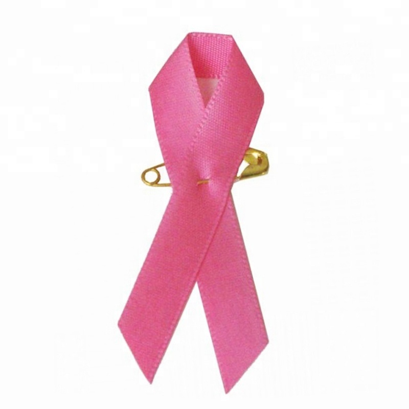 Breast Cancer Awareness Satin Ribbon Pins 3
