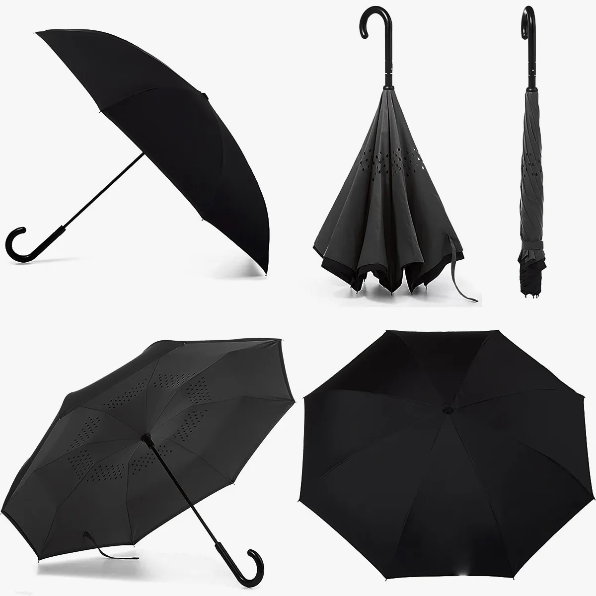 27 Inches Inversion Auto Close Golf Umbrella 4
