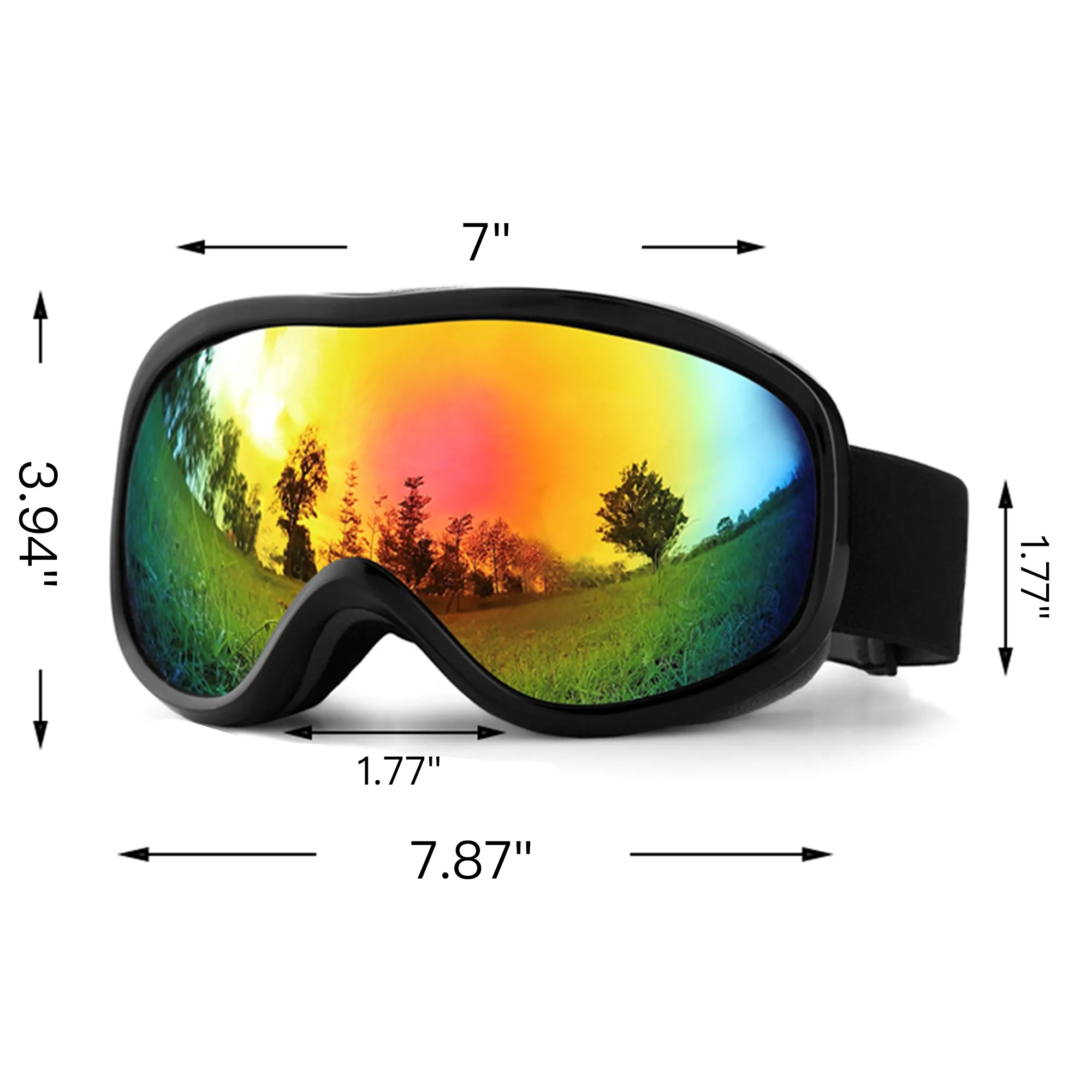 Double Layer Strong Anti Fog Ski Goggles 4