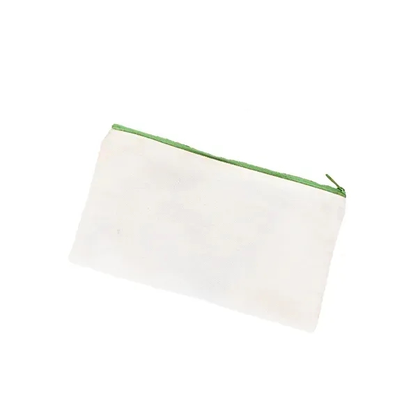 Premium Canvas Pen Case With Colorful Zipper 3