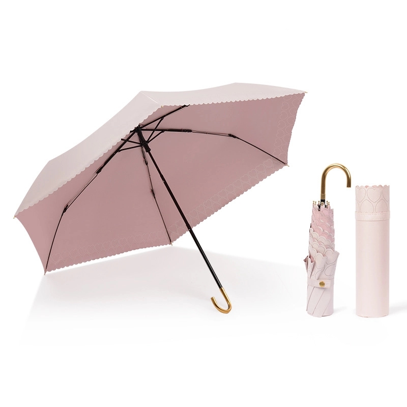 Custom Travel Folding Umbrella for Rain & Sun Protection 3