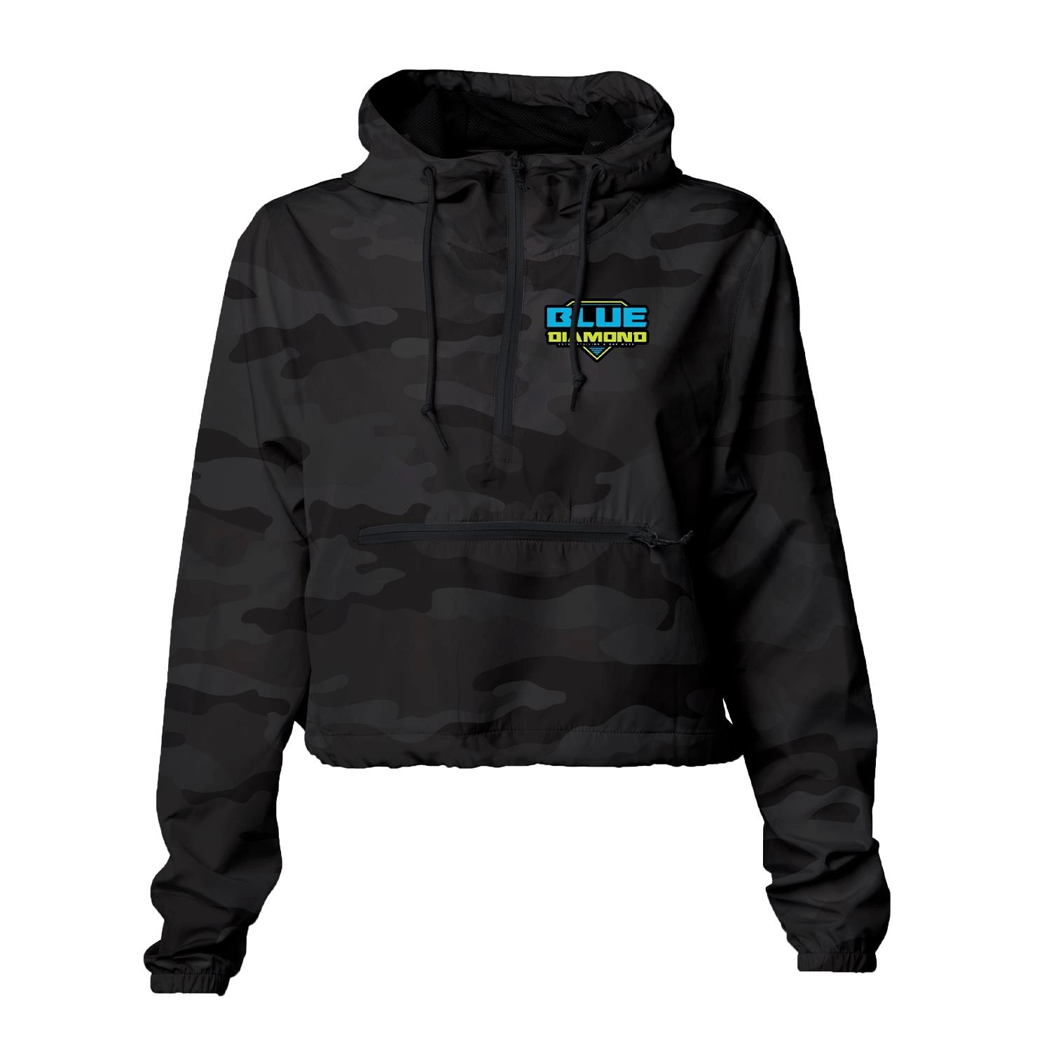 Independent Trading Co. Women's Lightweight Crop Windbreaker 17