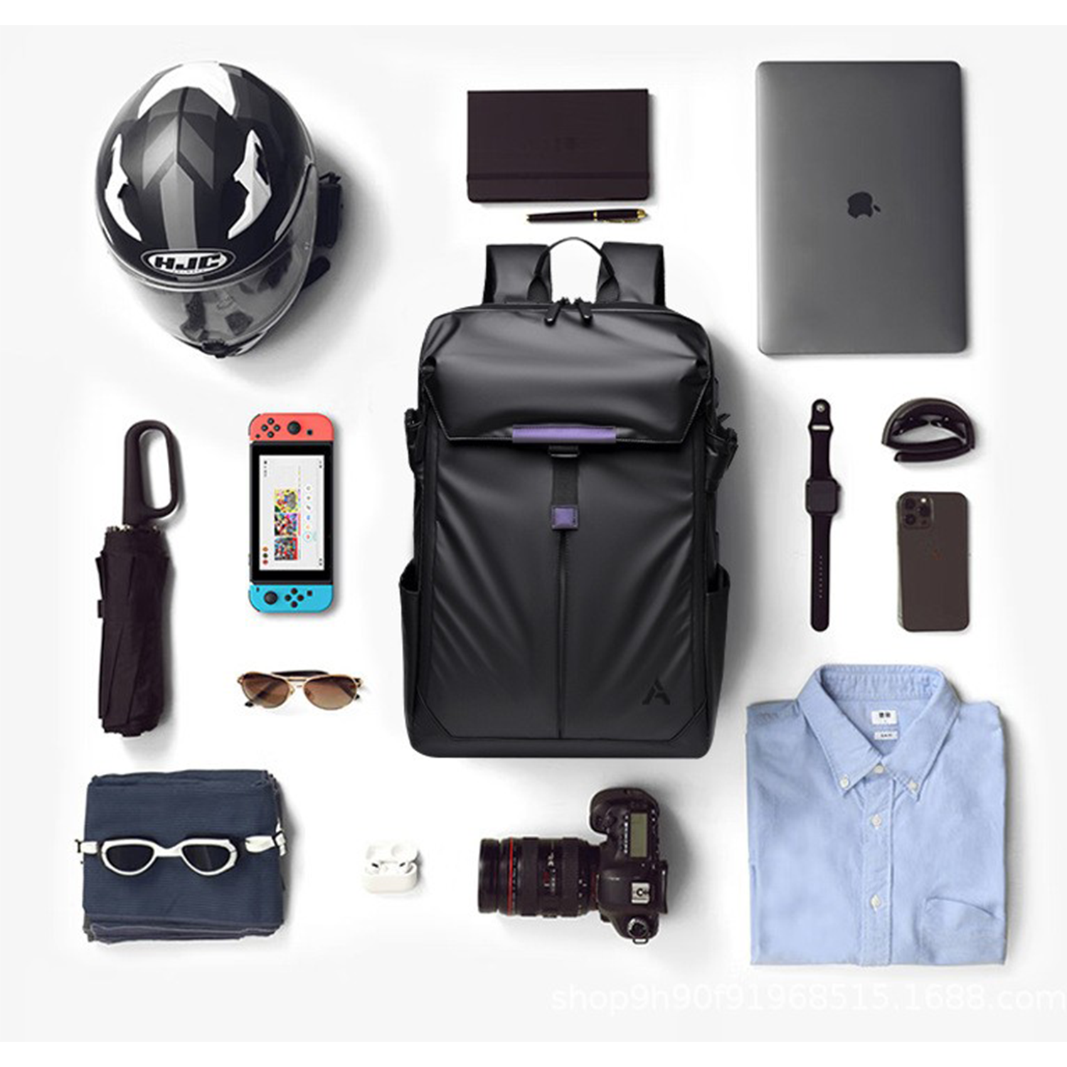 High-end Waterproof Travel Backpack 9