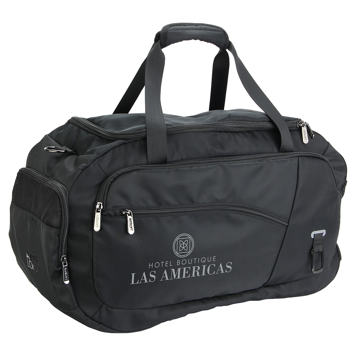 AeroLOFT® Jet Black Weekender Duffel 6