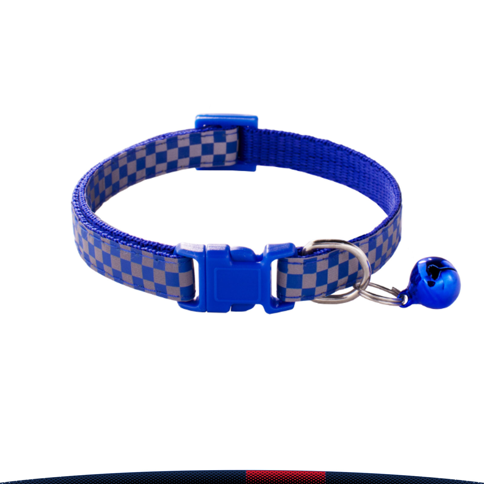 Wagglo Reflective Checkerboard Pet Collar 6