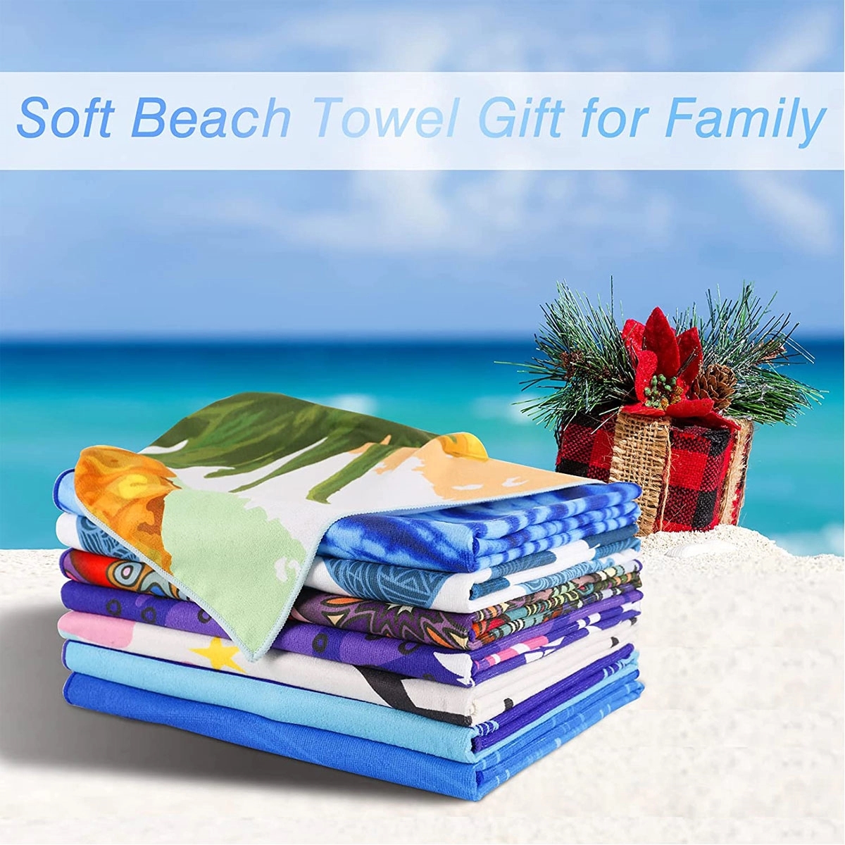 Sublimation Cooling Quick Dry Oversized Beach Towel(L59"XW29 8