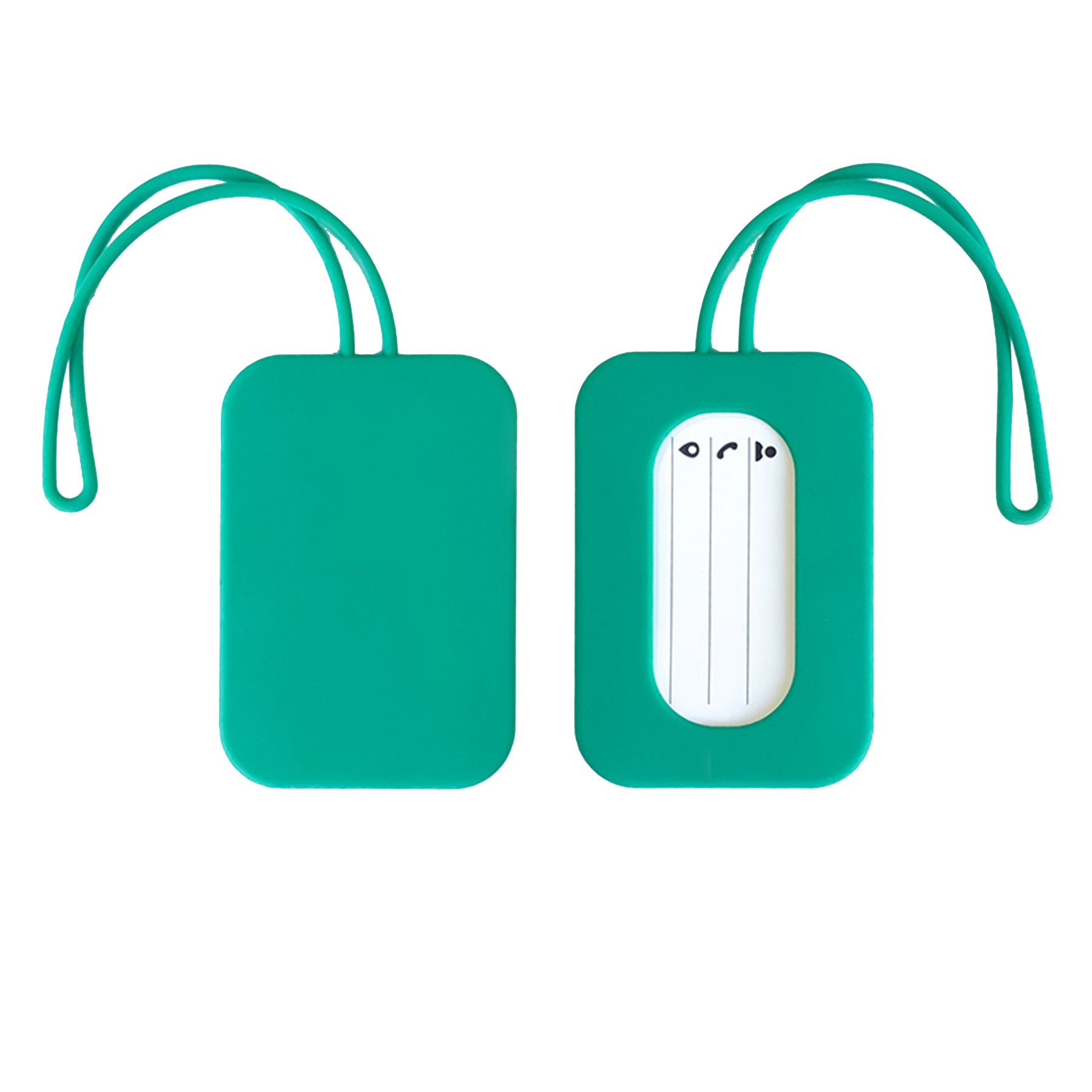 Silicone Luggage Tag with Name ID Card 8