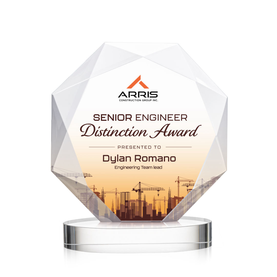 Kitchener VividPrint™ Award on Alberton Base - Starfire 5