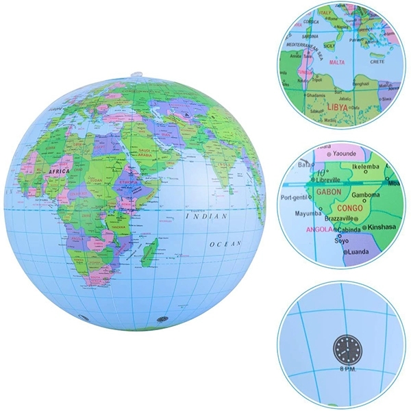 Inflatable Globe Beach Ball 1