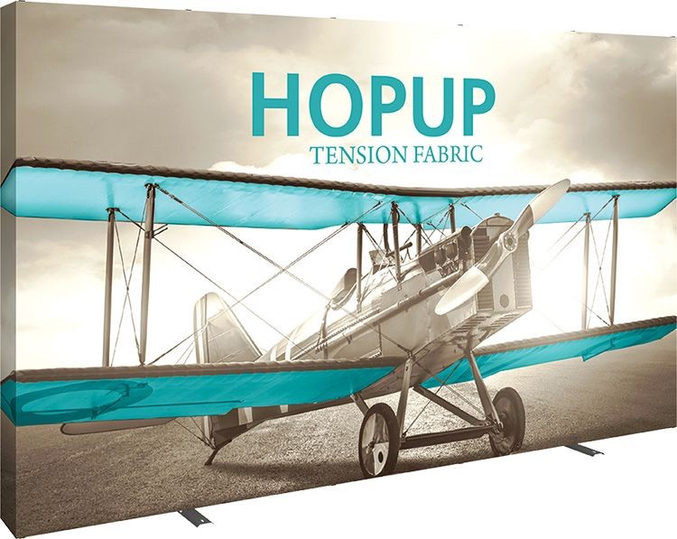 Hopup 13ft Full Height Straight Display & Fitted Graphic