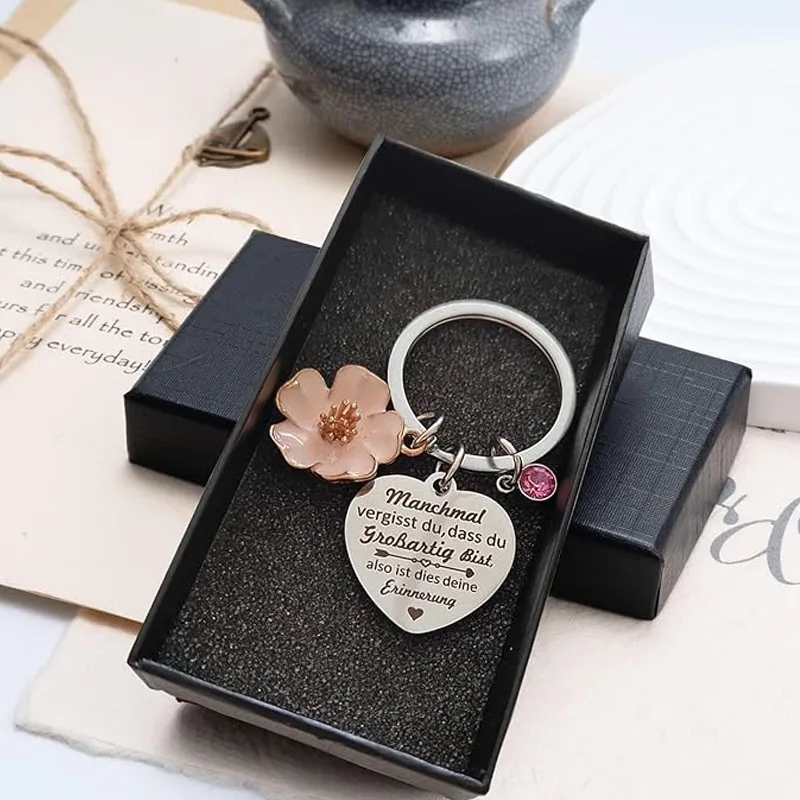 Fashion stainless steel key chain pendant jewelry gift 5
