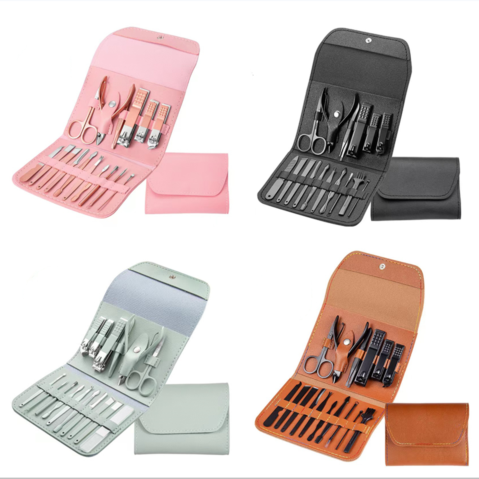 16 In 1 Manicure Set Nail Clippers Pedicure Kit 5
