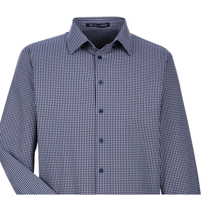Devon & Jones CrownLux Performance™ Men's Tonal Mini Check Shirt 7