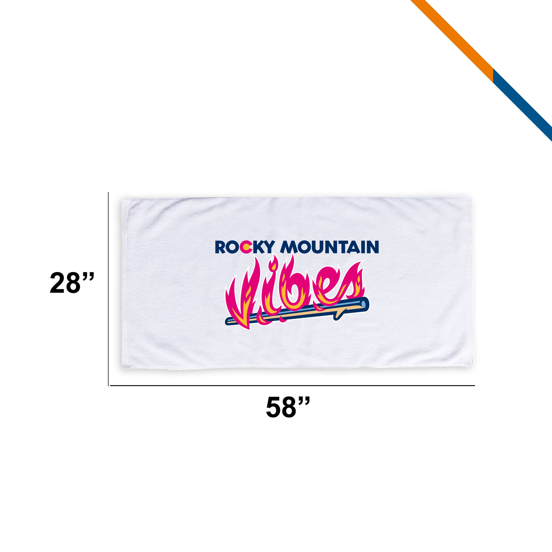 Wlint Sublimated Beach Towel - 58" x 28" 2