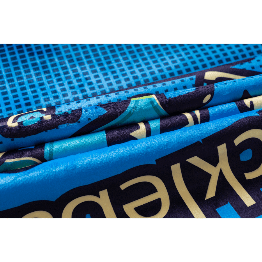 Over-the-Neck Microfiber Plush Velour Gym Towel w/ Cotton 2