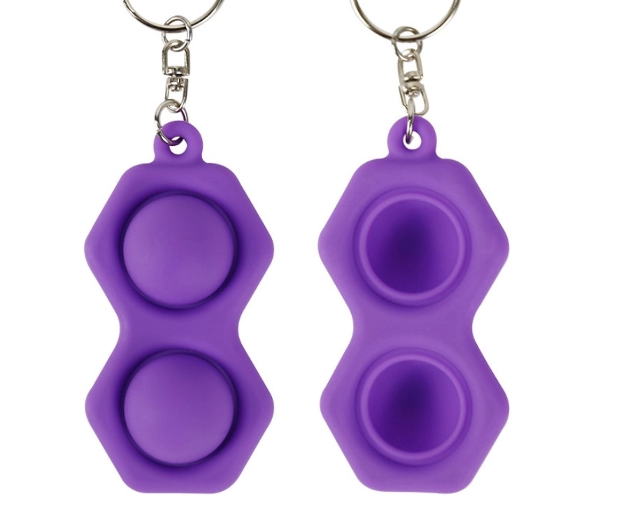 Simple Dimple Fidget Toy Keychain 3