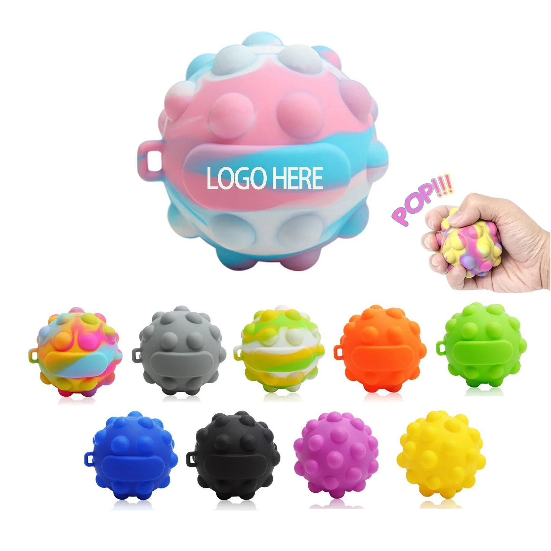 Push Bobble Fidget Stress Ball 2