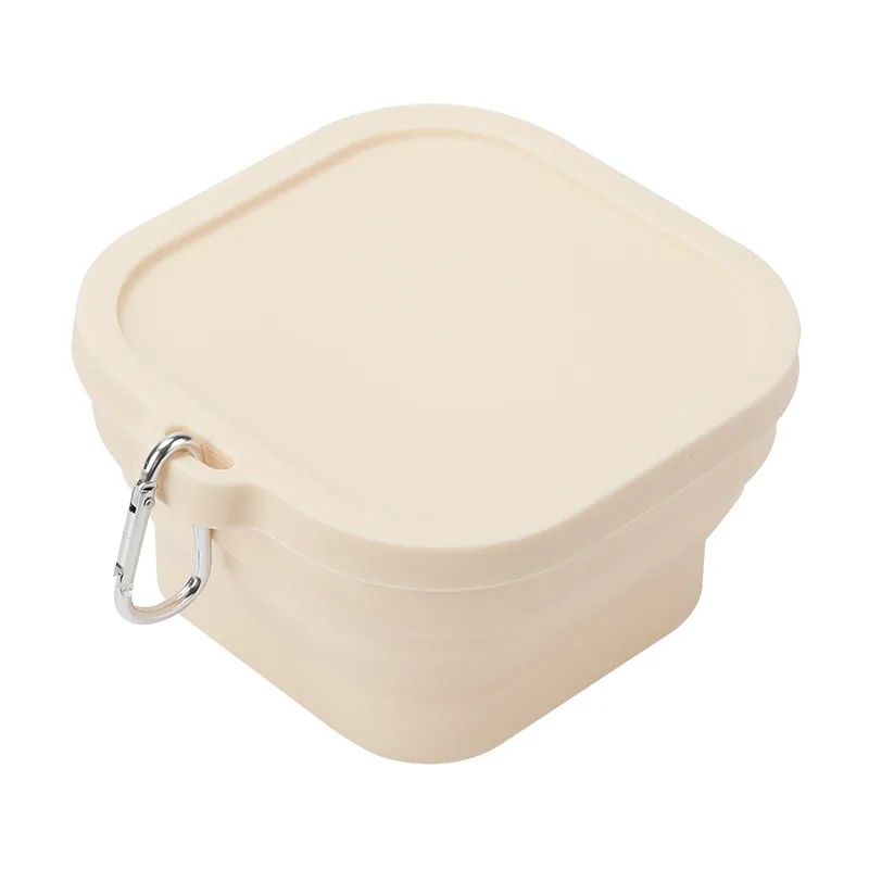 13.5oz Silicone Collapsible Food Bowl Travel Camping MOQ 20 3